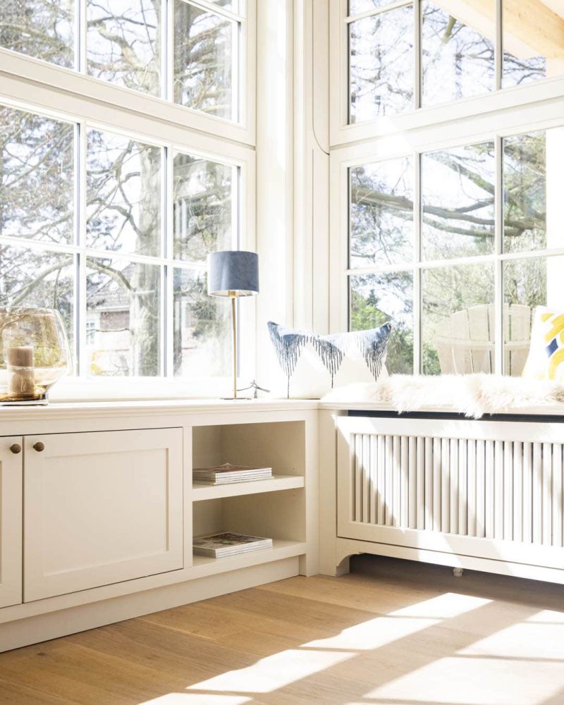 Heizungsverkleidung Sitzbank