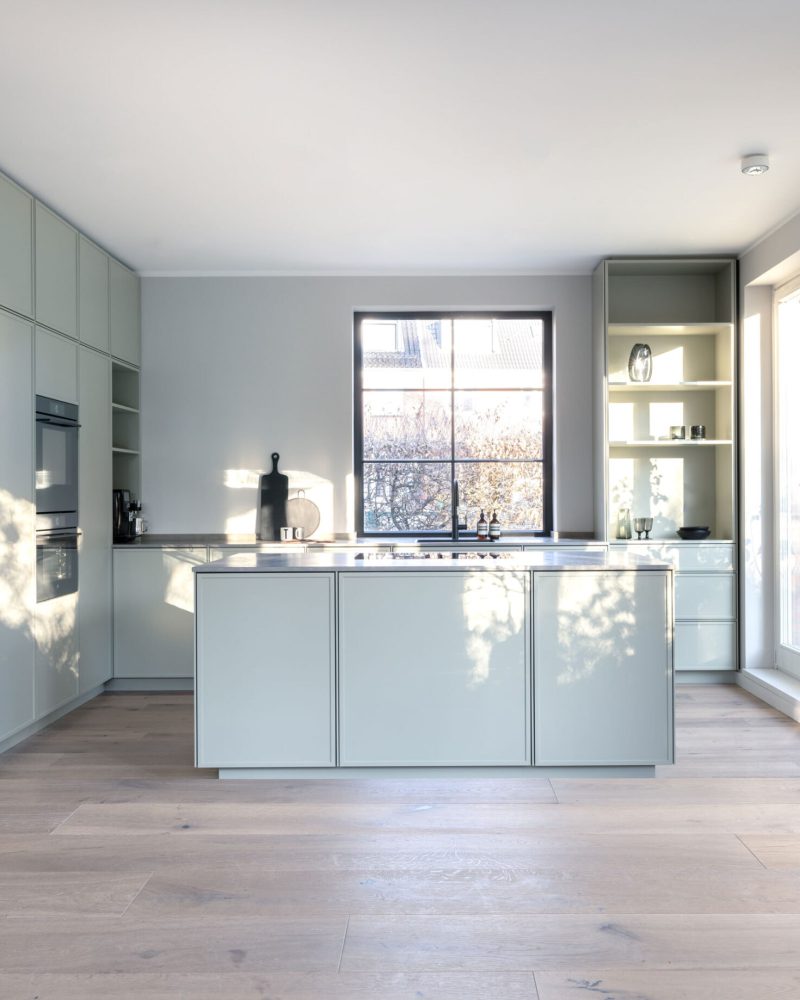 Tischlerei Wendt Küche gruene fronten Hamburg