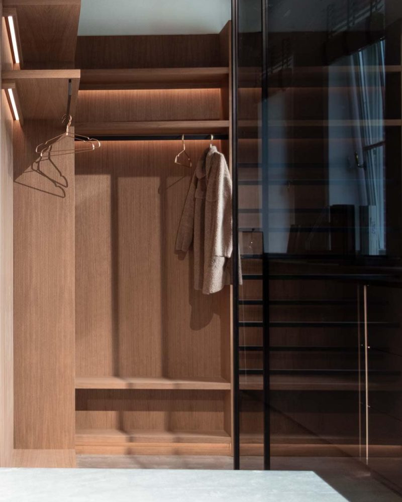 maßgefertigte Garderobe Showroom